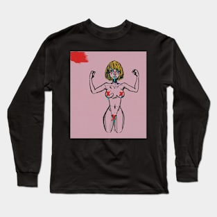 Pink Stompin Long Sleeve T-Shirt